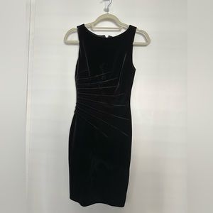 Black Velvet Le Chateau Dress